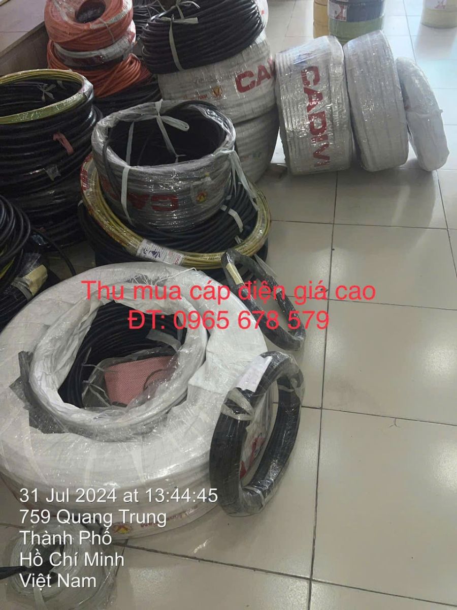  Báo giá Thu mua dây cáp đồng giá cao